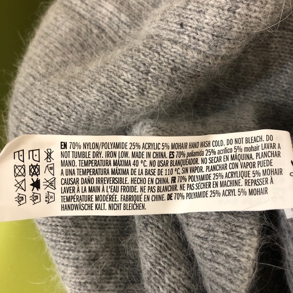 Endless Rose Gray Mohair Sweater Sz XS - Picture 7 of 7